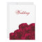 Red Roses Floral Wedding Invitation
