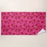 Red roses, flowers, red, love beach towel