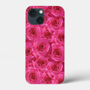 Red roses, flowers, red, love iPhone 13 mini case