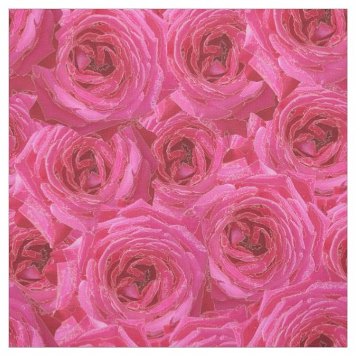 Red roses, flowers, red, love fabric