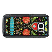 Red Roses & Flowers Sugar Skull G2 OtterBox Samsung Galaxy Case (Back Horizontal)