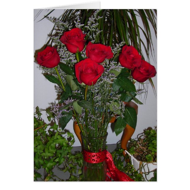 Red roses forever bouquet (Front)