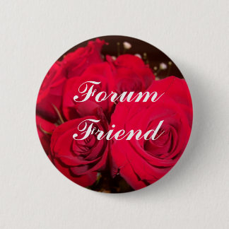 Red roses, Forum Friend Button