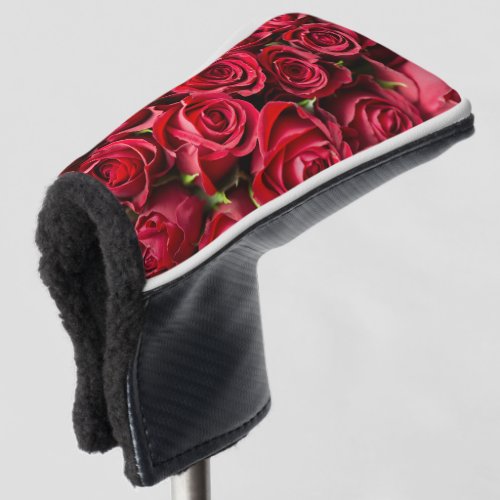 Red Roses Golf Head Cover