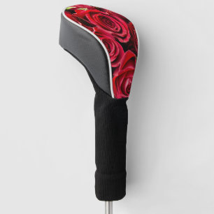 Red Roses Golf Head Cover