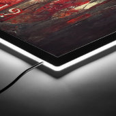 Red Roses Goth Heaven  or Hell LED Sign (Corner)