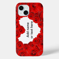 Red Roses Heart. Add name or text