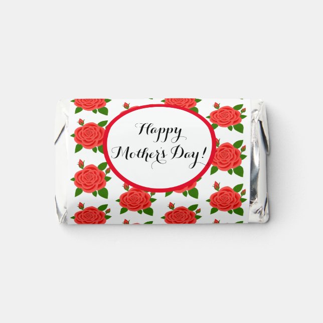 Red Roses Hershey's Candy Favors (Front)