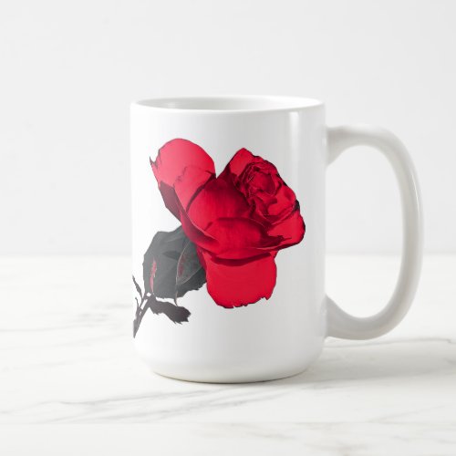 Red Roses Holding Hands Coffee Mug