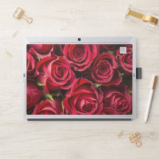 Red Roses HP Laptop Skin (Desk)