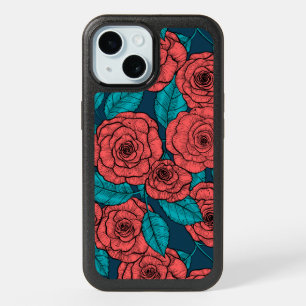 Red roses iPhone 15 case