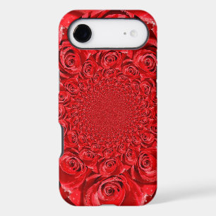 Red Roses Kaleidoscope: Happy Valentine's Day Art  iPhone 17 Air Case