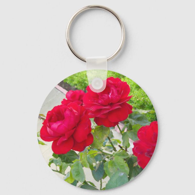 Red Roses Keychain (Front)