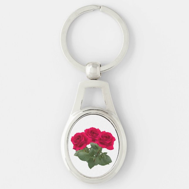 Red roses keychain (Front)