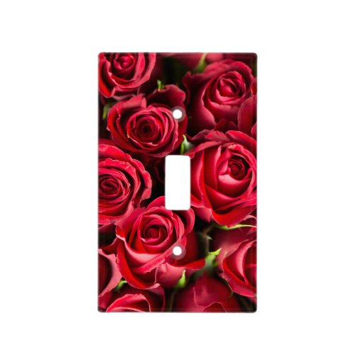 Red Roses Light Switch Cover