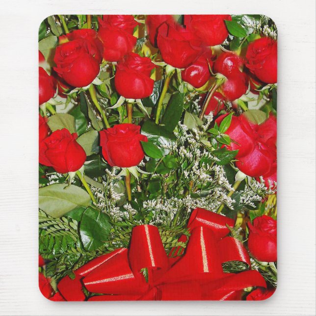 Red Roses_ Mouse Pad (Front)