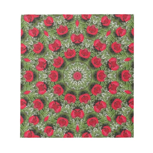Red roses notepad (Front)