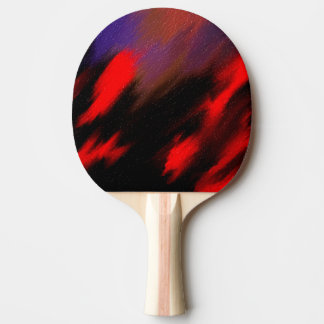 Red roses of our vibrant continent ping pong paddle
