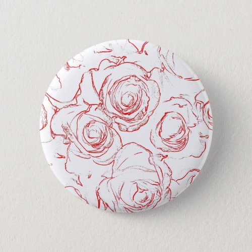 Red Roses Outlines Button