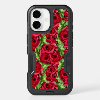 Red Roses Path Flower Garland iPhone 16 Case
