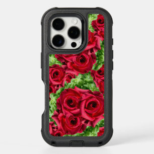 Red Roses Path Flower Garland iPhone 16 Pro Case