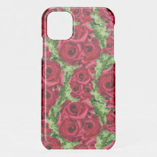 Red Roses Path Flower Garland iPhone 11 Case