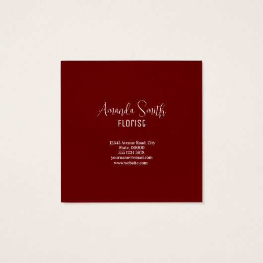 red roses pattern (Back)