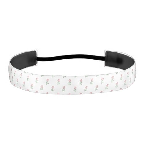 Red Roses Pattern Of Roses Flowers Athletic Headband