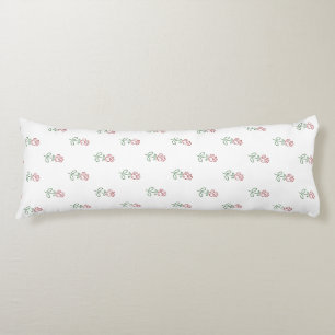 Red Roses, Pattern Of Roses, Flowers Body Pillow