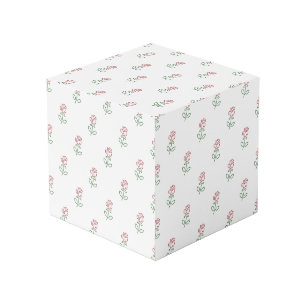 Red Roses, Pattern Of Roses, Flowers Cube