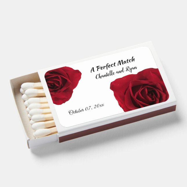 Red Roses Perfect Match (Front Open)
