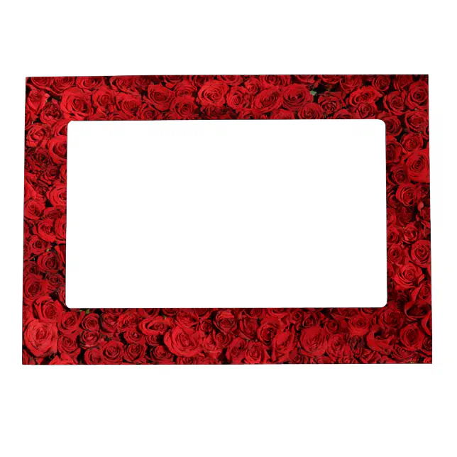 Red Roses Picture Frame Zazzle
