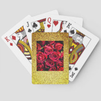 Red Roses Playing Cards