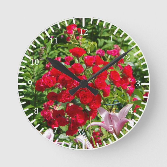Red Roses plus clock (Front)
