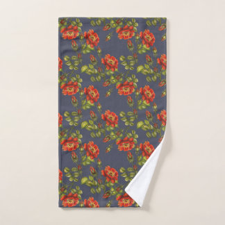 Red Roses, Red Roses Hand Towel