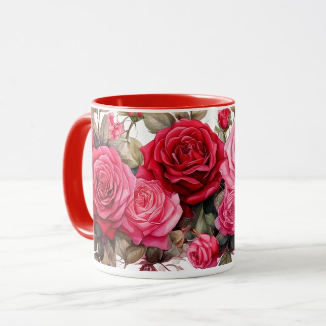 Red roses, Red roses, Mug (Front Left)