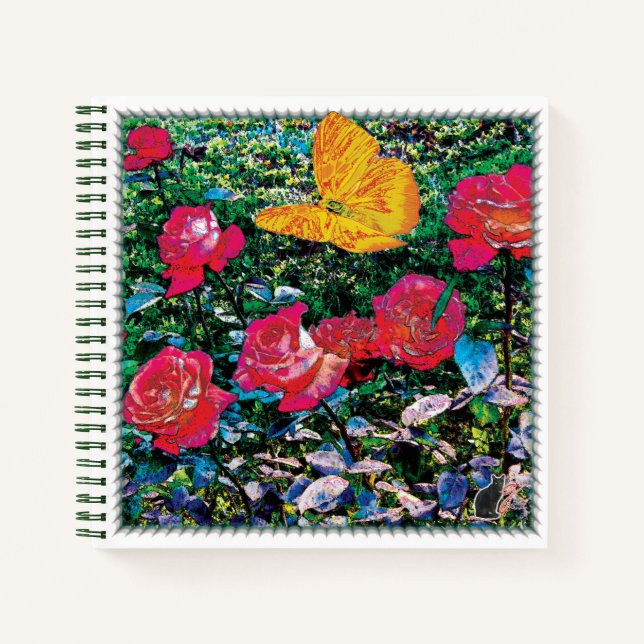 Red Roses Red Roses  Notebook (Front)