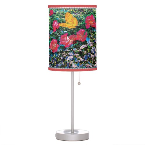 Red Roses Red Roses  Table Lamp