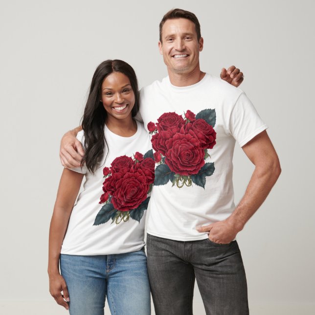 red roses T-Shirt (Unisex)