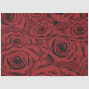 Red Roses Tissue Paper