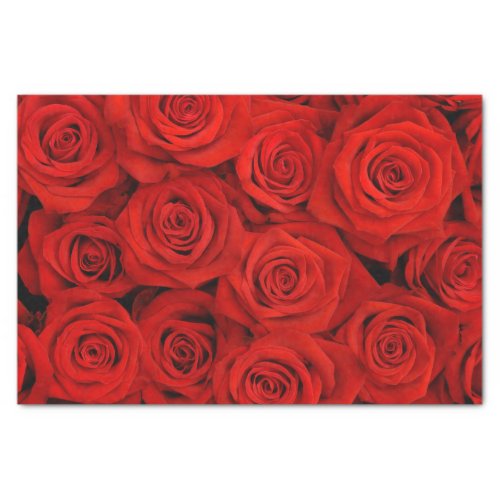 Red Roses Tissue Paper