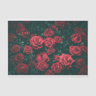 Red Roses Tissue Paper
