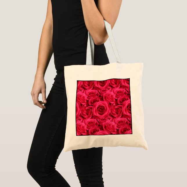 Red roses Tote Bag (Front (Product))