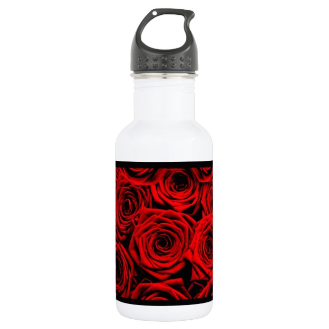 Red Roses Water Bottle (Front)