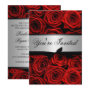 Red Roses Wedding Custom Invitations | Zazzle
