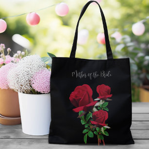 Red Roses Wedding Mothers Tote Gift Bag