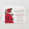 Red roses Wedding Save the Date