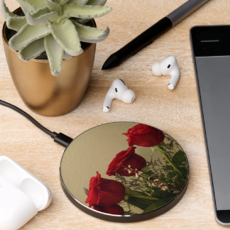 Red Roses Wireless Charger