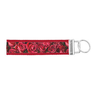 Red Roses Wrist Keychain