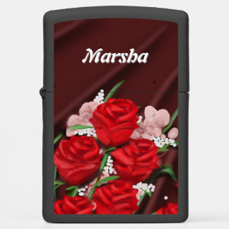 Red Roses Zippo Lighter